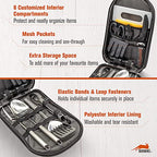 Grilling and Camping Cooking Utensils Set for The Outdoors BBQ (Black Lite)