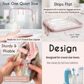 TSA Approved Toiletry Bag (Rose)