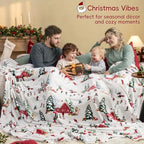 Christmas Fleece Blanket King (Christmas Ski Resort / King(108" X 90"))