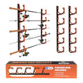 Fishing Rod Holder for Garage (Black-2Pack)
