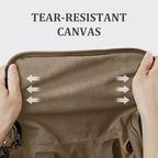 Canvas Duffle Bag (Coffee / X-Large-60L (With Shoe Compartment))