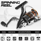 Fishing Rod and Reel Combos Carbon Fiber Telescopic Fishing Pole with Reel Combo Sea Saltwater Freshwater Kit Fishing Rod Kit (7.87 ft / Full Kit with Carrier Case (Pack of 2))