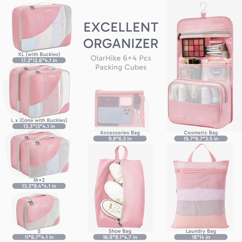 Packing Cubes for Travel (05 Pink)