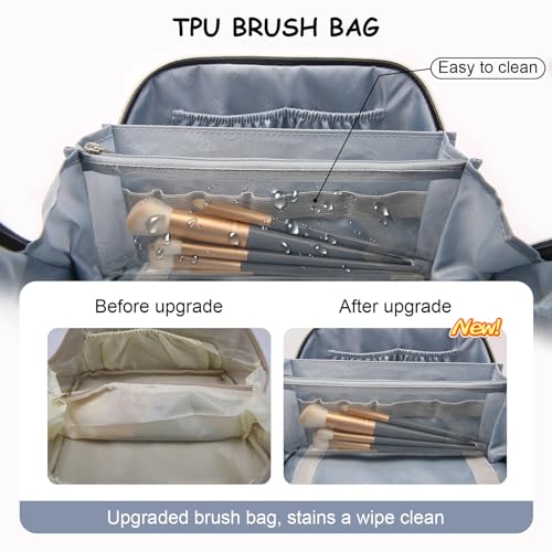 Travel Makeup Bag Organizer Cosmetic Bag (07-B-Blue)