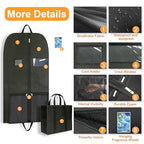 Travel Garment Suit Bag 43" for Hanging Clothes Storage for Men Suits Shirt (43" 2PK)