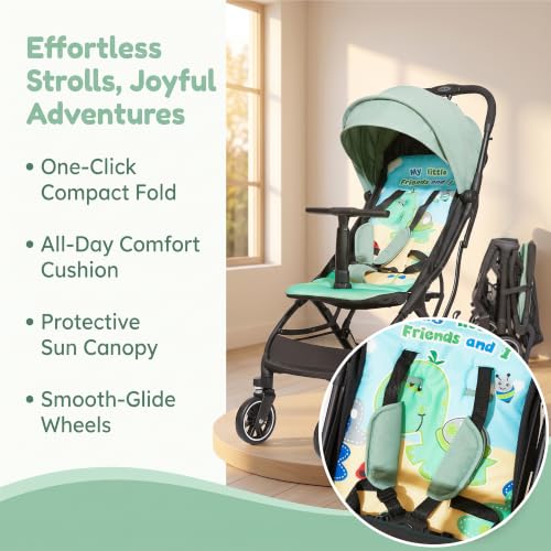 Ultra Compact Travel Stroller (Green)