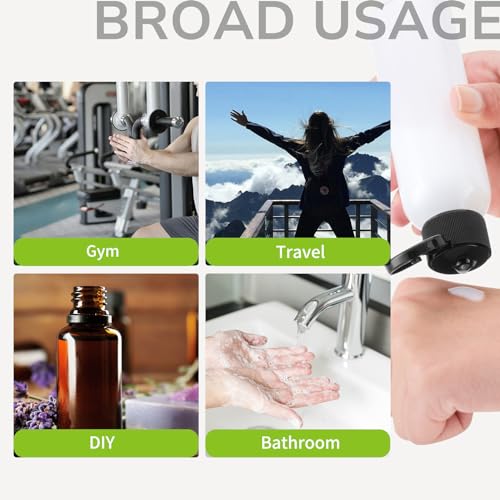 3.4 oz Travel Bottles for Toiletries (Clear)