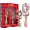Flexi Flow Duo Detangler Brush (Terracotta / 2 Pcs)