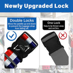 Luggage Straps for Suitcases (Red Flag)