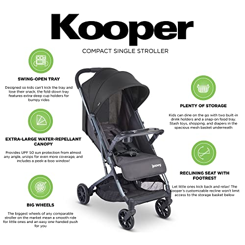 Kooper Lightweight Compact Baby Stroller (Kooper / Forged Iron)