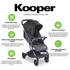Kooper Lightweight Compact Baby Stroller (Kooper / Forged Iron)