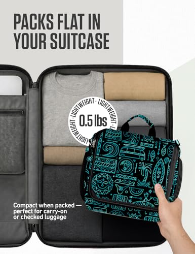 Hanging Travel Toiletry Bag (Surfing Vibes)