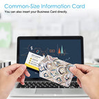 Luggage Tags Privacy Cover ID Label for Travel Bag Suitcase (Marble Tiles)