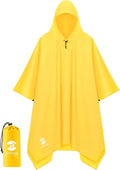 SaphiRose Hooded Rain Poncho Waterproof Raincoat Jacket by SaphiRose