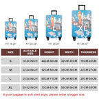 Travel Luggage Cover Suitcase Cover Protector Skins 18 (Eiffel Tower / XL (for 29--32 inch luggage))