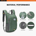 Small Daypack 10L Hiking Backpack Packable Lightweight Travel Day Pack for Women Men (10l / Green)