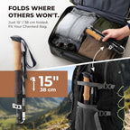 Trek Z Hiking Trekking Poles (Cork Black / 100–120 cm (for Height: 4’11” to 5’10”))