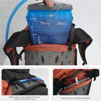 Hiking Hydration Backpack with 2L (Orange-3L Water Bladder)