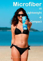 4 Pack Microfiber Lightweight Beach Towel Sand Free Quick Dry Absorbent Thin - Image 2