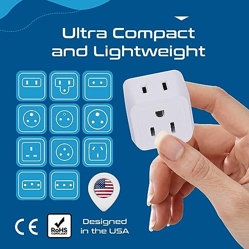 World Travel Adapter Set (White)