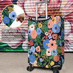Travel Luggage Cover Suitcase Protector Fits 18 (Flower-2 / S(18-20in))
