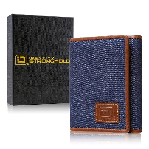 Extra Capacity Trifold Wallet for Men (IDSH7003-ID-den)