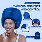 Hair Dryer Bonnet Attachment w (Blue)
