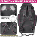 Hiking Backpack for Men 70L (70l-blackrose)