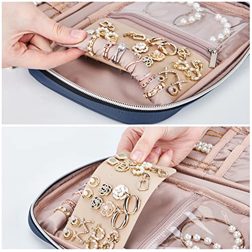 Travel Jewelry Organizer (Blue-Gray)