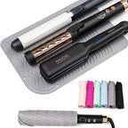 Large Heat Silicone Curling Irons Mat (Gray)
