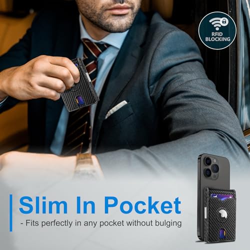 Airtag Wallet for Men (Black157)