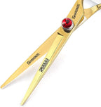 Sharonds 6/7 inch Professional Hair Cutting Scissors Set Hair Cutting Scissors Thinning Teeth Shears Set,Sliver Scissors,Barber,Salon,Hairdressing Scissors Kit,Japanese 440C Scissors (6-inch 3pc-B)