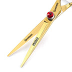 5.5/6 /7 Inch Knight Professional Japanese Hair Scissors Barber Scissors Set (6+7 inch 4pc) (6+7 Inch 4pc)