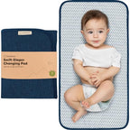 Portable Diaper Changing Pad (Navy Blue)