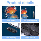 Sunset Luggage Cover Washable Suitcase Protector Anti (Sunset / S(20-22inch suitcase))