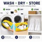 Shoe Washing Machine Bag (Yellow Shoe Washer Bag)