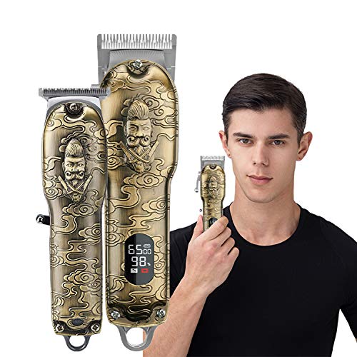 Mens Hair Clippers and Trimmers Set (Bronze)