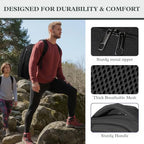 18.4" Large Laptop Backpack (Black / 18.4 Inch(45L))