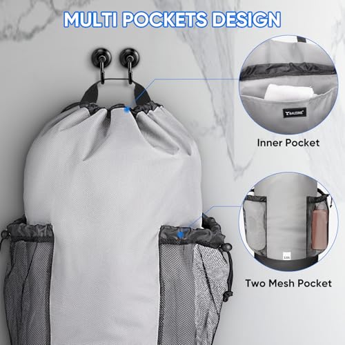 2PK 120L Laundry Bag Backpack (120L - 2PK / Gray)