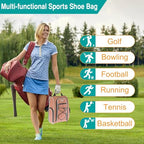 Golf Shoe Bag for Travel (LightPink)