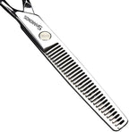 6/6.5 inch professional hair scissors hairdresser hair thinning scissors hairdressing tools barber scissors (6 inch teeth-B)