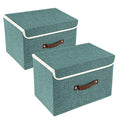 Collapsible Storage Boxes (2 pack / Aqua Deep)