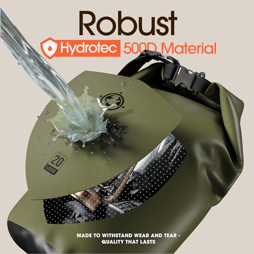 40L Waterproof Dry Bag Backpack (40L / Forest Green)