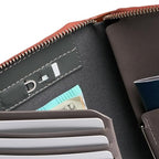 Travel Folio Leather Passport Wallet (Sienna)