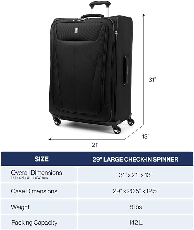 Travelpro Maxlite 5 Softside Expandable Checked Luggage - Image 3