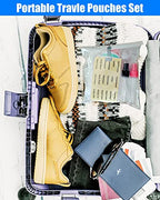 17 Pack Travel Pouches for Toiletries (C-17pcs)