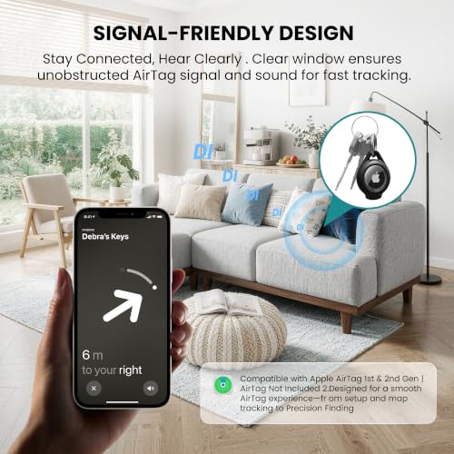 Waterproof AirTag Holder (Black)