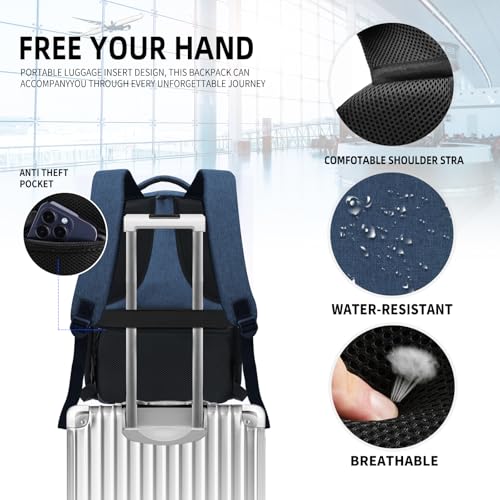 Backpack for School (C9-blue / 15.6 Inch)