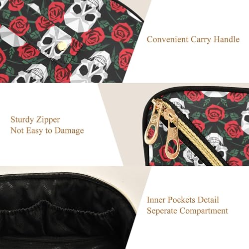 Makeup Organizer Bag (Skulls 007)