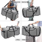 120L Duffle Bag for Travel (120L / Gray)